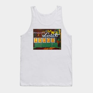 Abstract Neon Landmark Series: Lariat Lodge Tank Top